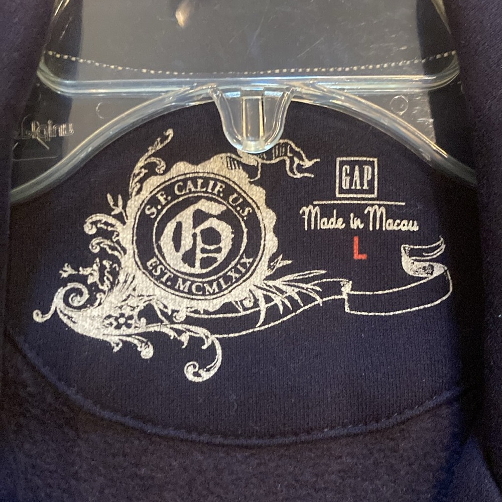 Gap Navy Double Breasted Style Jacket - image 4